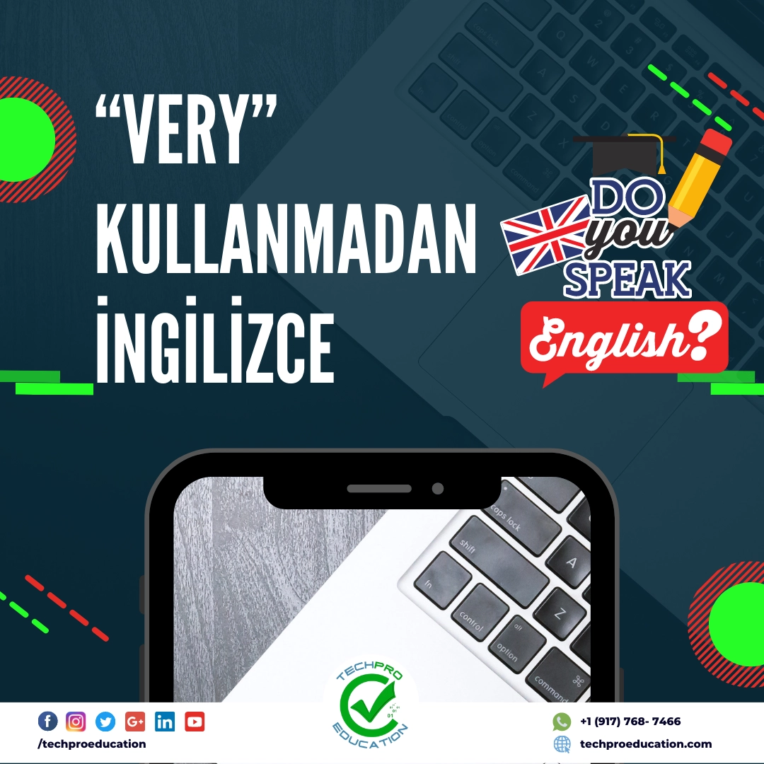 VERY KULLANMADAN İNGİLİZCE